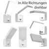 LED Aussenleuchten Bewegungsmelder schwenkbar | weiß IP65 Produktbild-Vorschau 13