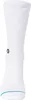 A white sock with a teal trim at the bottom and a black logo on the side. Produktbild-Vorschau