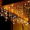 Stalattiti LED - 14,5m, 300LED, timer, IP44, bianco caldo + Anteprima dell’immagine prodotto 8