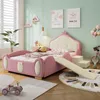 Prinzessinbett mit LED-Streifen und Rutsche, 90x200 cm, Produktbild-Vorschau 2