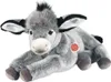 A plush toy donkey lying down, isolated on a white background. Anteprima dell’immagine prodotto