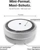 NEMAXX® M1-Mini Detektor dymu Ø71,6mm Fotoelektrický Náhľad obrázku produktu 4
