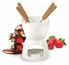 Banquet zestaw do fondue czekoladowego + widelczyki Bianca Podgląd zdjęcia produktu 2