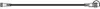 A black cable with connectors on both ends, presented on a white background. Produktbild-Vorschau