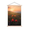 MuchoWow® Textilposter Blumenfeld - Gras - Pflanzen - Produktbild-Vorschau 1