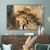 MuchoWow® - Leinwandbilder - Baum - Gold - Landschaft - Produktbild-Vorschau 4