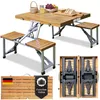 DEUBA® Ensemble pliable table et 4 assises bois et Voir les images du produit 1