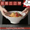 Schüssel Set 4er Ø20 cm Keramik Japanische RamenSchüsseln Produktbild-Vorschau 3