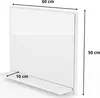 Badspiegel mit Ablage Weiß - H:50 x B: 60 cm - Bathroom Produktbild-Vorschau 2