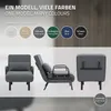 Poltrona reclinabile con funzione letto, poltrona 3-in-1 Anteprima dell’immagine prodotto 8