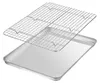 Backblech mit Abkühlgitter, Edelstahl Großformatige Produktbild-Vorschau 1