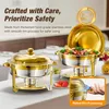 WARMOUNTS Zestaw 4 podgrzewaczy do bufetu 6,5 QT, Podgląd zdjęcia produktu 5