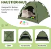Haustierzelt Katzen Hunde Katzenhaus Katzenzelt Hundezelt Produktbild-Vorschau 2