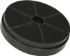 A round, black charcoal filter with a segmented pattern on top. Produktbild-Vorschau