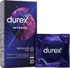 A box of Durex Intense condoms and one individual condom packet. Náhled obrázku produktu