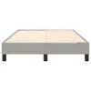 Cadre de lit sans matelas gris clair 120x200 cm Tissu Voir les images du produit 4