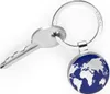 TROIKA AROUND THE WORLD, Schlüsselring, Blau, Silber, Produktbild-Vorschau 2