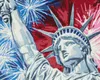 Zuty - Malen nach Zahlen - FREIHEITSSTATUE UND FEUERWERK, Produktbild-Vorschau 1