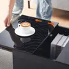 CLIPOP Couchtisch，100x50x40.5cm Hochglänzender Sofatisch Produktbild-Vorschau 3