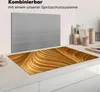 KitchenYeah© Herdabdeckplatte Nahaufnahme von Goldfarbe , Produktbild-Vorschau 3