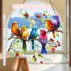 GKA Sonnenfänger 5 bunte Vögel 20 cm Buntglas Lichtfänger Produktbild-Vorschau 3