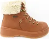 A single brown boot with cream-colored fur trim is shown against a white background. Produktbild-Vorschau