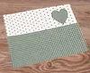 Tovaglietta country house premium LISE cuore a quadri e Anteprima dell’immagine prodotto 1