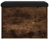 vidaXL Lavice s úložným prostorem kouřový dub 62x42x45 cm Náhled obrázku produktu 5