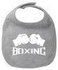 Huuraa Baby Lätzchen Boxing Boxhandschuhe Heather Grey Produktbild-Vorschau 1
