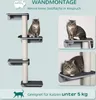 PawHut Wandkratzbaum Katzen-Kletterwand Kratzbaum Produktbild-Vorschau 4