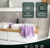 Duschtücher 2er Set, 70x140 cm, lila, Baumwolle Produktbild-Vorschau 4