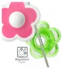 COM-FOUR® 2er-Set Fotodrahtseil mit 20 blumenförmigen Produktbild-Vorschau 6