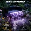 31cm Teich Wasserfall mit UVC-Lampe RGB-Beleuchtung Produktbild-Vorschau 3