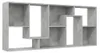 vidaXL Regál na knihy betón sivý 67x24x161 cm odvodený Náhľad obrázku produktu 6