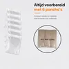 Regenponcho Set 6 Stuks - Fietsponcho - Regencape Productafbeelding-voorbeeld 5