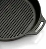 Żeliwna patelnia do grillowania Petromax gp30h z dwoma Podgląd zdjęcia produktu 5