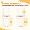 Hunde Türschutzgitter Treppenschutzgitter, 75-115 cm Hunde Produktbild-Vorschau 4