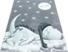 Kinder Teppich Kinderzimmer für Jungs und Mädchen Blau Produktbild-Vorschau 1