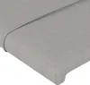 vidaXL Kopfteil mit Ohren Hellgrau 83x23x78/88 cm Stoff Produktbild-Vorschau 5