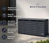 Westmann Metall Mülltonnenbox 4er Kubus 4x240 L Anthrazit Produktbild-Vorschau 8