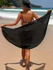 Ręcznik plażowy damski - Pareo - Czarny - 165x70cm - Podgląd zdjęcia produktu 7