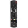 A black remote control is shown against a white background. Voir les images du produit