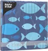 Servietten, 3-lagig 1/4-Falz 33 cm x 33 cm "Blue Fish" Produktbild-Vorschau 4