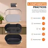 GARANTIA NOVA cubo para residuos orgánicos 5 litros gris Vista previa de la imagen del producto 5