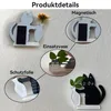 Magnetische Katzen Vase 2er Set aus Acryl, Kühlschrank Produktbild-Vorschau 2