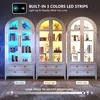 Vetrina espositiva con illuminazione a LED, altezza 180 cm, Anteprima dell’immagine prodotto 3