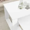 vidaXL Set di tavolini 2 pezzi in legno bianco Anteprima dell’immagine prodotto 4