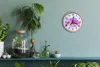 Holzuhr 20fi cm wanduhr - Orchideen Blumen Produktbild-Vorschau 2