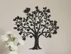 Wandbild "Herzbaum" aus Metall, mattschwarz, 50x48 cm, Produktbild-Vorschau 1