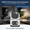 [2er Set] Dual-Linse Überwachungskamera Innen 1080P – PTZ Produktbild-Vorschau 6